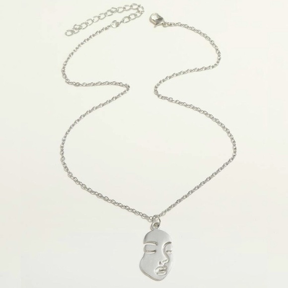 Urban Outfitters Jewelry - 3/$30 🤍 Abstract Face Necklace